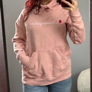 Champion Women's Light Pink Sweatshirt